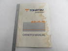 003-11049-5 Tohatsu Outboard Owners Manual For