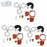 0435442 0438996 18-7247 438996 435442 Unbranded Triple Carburetor Carb Rebuild Kit For Johnson Evinrude Degree