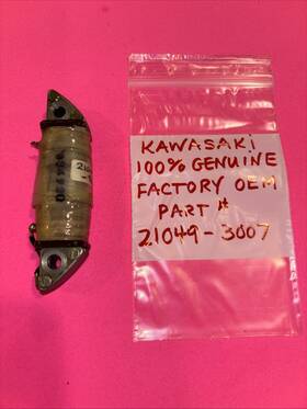 21049-3007 100% Genuine Factory Kawasaki 004-162 Coil Exciting Nos 440 550 Sx 1982-95 Oem