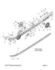 1543815-647 Polaris Rail Rh Basic Orange Burst New Oem