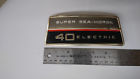 311246 Johnson Super Electricstart Cowling Nameplate