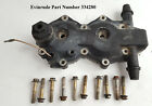 Ve50belesr 334280 Evinrude Cylinder Head From Pn Oem Part Working Motor