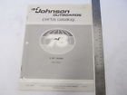 389179 Johnson Outboard Parts Catalog Hp