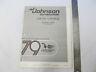 390085 Johnson Electric Outboard Parts Catalog