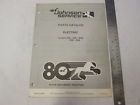 390884 Johnson Electric Outboard Parts Catalog