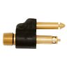 F-1998 5837 Scepter Marine New Mercury Npt Brass Male Tank Fitting Newer