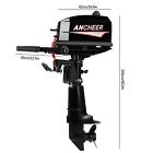 714169417486 Unbranded Hp Stroke Outboard Motor Tiller Shaft Boat
