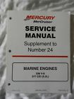 90-861327000 Mercury Mercruiser Service Manual Supplement To Number Gm Marine Eng