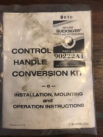 90222a 1 Mercury Outboard Control Handle Conversion Kit