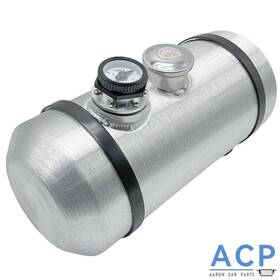 M210g Acp 8x18 Inch 3.9 Gal Round Aluminum Gas Fuel Tank 1/4 Npt For Tractorpull Truckpull