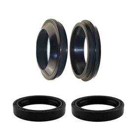 Ffsk-41 Ahl 54 11-082 Front Fork Shock Oil Seal And Dust Set 41mm X 54mm 11mm For Black