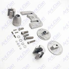 888761q04 Anlidao Repl Fits For Mercruiser Bravo 3 Aluminum Anode Kit With Hardware 2004