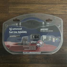 74474 Attwood 3/8 Inch X 6 Ft. Fuel Line Assembly With Demand Valve New