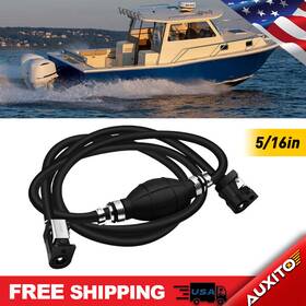 Xwjyg-8 Auxito Universal Marine Boat Outboard Motor Fuel/gas Hose Line Assembly Primer With Bulb