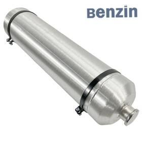 M615 Benzin Universal 7 Gallons 8x33 1/4 Npt Aluminum Spun Vertical Round Gas Tank Fuel