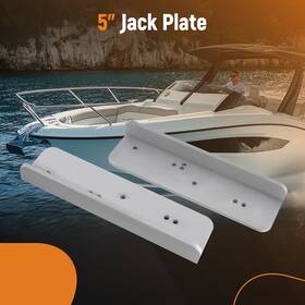 57y9sj Bfo 2 Pcs 5 Inch Jack Plate For Outboard Motor Extension To Raise The Higher