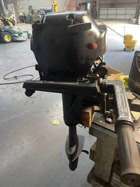 Aa0101 Briggs & Stratton 5 Hp Outboard Motor And Engine