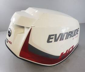 285818 Brp Evinrude Etec Top Hood Cowl Cover 115 130 Hp Af Models V4 Freshwater Condition