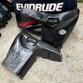 5009274 Brp 5009273 Evinrude Etec 40-60hp Lower Motor Cowling Set Graphite