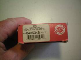 435345 Brp Evinrude/johnson #435345 End Cap And Seal Assembly Free Freight