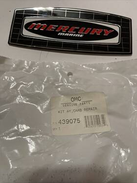 439075 Brp Evinrude/johnson Evinrude/johnson/omc #439075 Carburetor Kit Oem New Old Stock B6