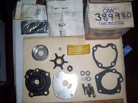 389980 Brp Johnson Evinrude 35hp Oem Water Pump Impeller Kit Brp/omc With Housing 76-77