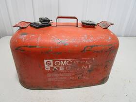 Gbp002930 Brp/omc Evinrude Johnson Outboard 6 Gallon Remote Red Metal Gas Tank Fuel Can