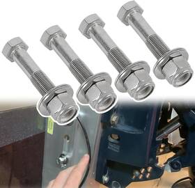 02-1729 Bu-auto Buqp445 4pack Bk-1-dp Jack Plate Bolt Kit Mounting Outboard To Replace For