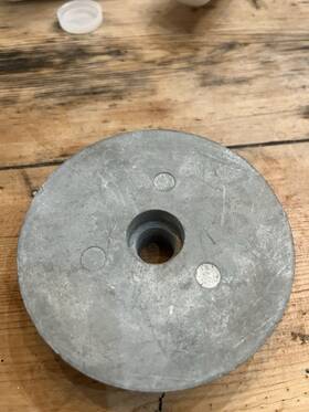 76214-4 Camp Mercury Outboard Zinc Anode New Free Shipping No Threads