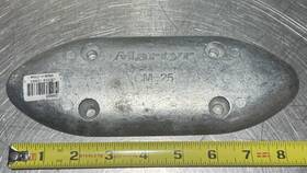 Cmm25 Canada Metal Martyr Anodes Zinc Bolt-on Hull Plate Anode