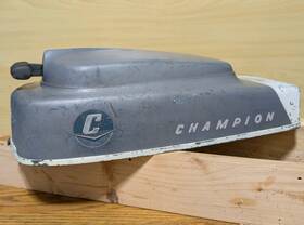 4mm-gs Champion 4mmgs Vintage 7.5 Hp Power Shift Lite Twin Cowling Rare 1950s