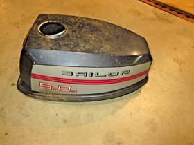 Fs665712 Chrysler Force Sailor Oem 1980s-1990s 4-5 Hp Top Cowl Hood