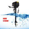 Dd-48v-1200w-5.0hp Unbranded Electric Outboard Trolling Motor Fishing Boat Engine Propeller