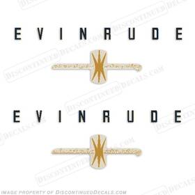 E-35-es-58 Discontinueddecals Fits Evinrude 1958 35hp Electric Start Decal Kit