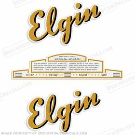 Elgin-2.5-1948 Discontinueddecals Fits Elgin 2.5hp Outboard Motor Decals - 1947 1948 1949 1950 1951 1952 1953
