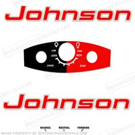 J-10-62 Discontinueddecals Fits Johnson 1962 10hp Decals