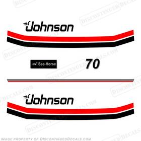 J-70-83 Discontinueddecals Fits Johnson 1983 70hp Decals