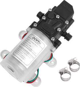 Dt0000 Doytn 12v Diaphragm Water Pump With Pressure Switch 1.2 Gpm 80 Psi Self-priming