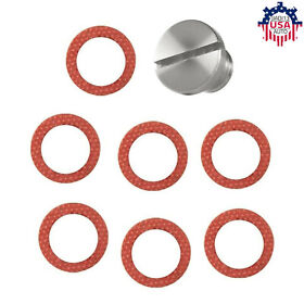 10-79953q2 Drain Plug Screw Gasket Kit 10-79953a2 For Mercruiser Alpha 1 Gen 2