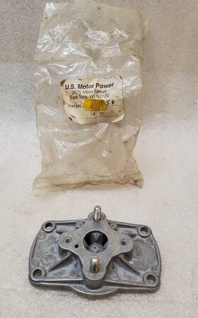 571-58202 Elgin Nos 1953 Sears Outboard Intake Manifold And Reed Valve Assembly 30158