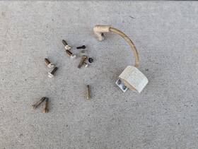 72035 Eska Vintage Outboard Motor Coil And Bolts