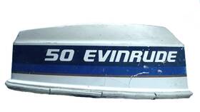 0279789 Evinrude 279789 Motor Cover/shroud/hood/cowl - 1975 50hp Used