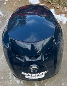 0285654 Evinrude Etec Engine Cover Cowling Ft06 Up 225-250hp Freshwater