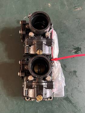 0439007 Evinrude 90 Hp Johnson Carburetor Body 438977 Port 343870 58d Jets Two Stroke 60 Degree