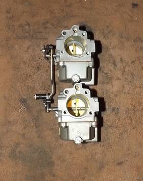 0439440 Evinrude 0439439 Johnson 48 Hp Carburetor Set Assembly Pn Cleaned