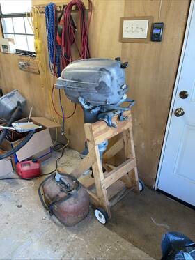 150-161-1370 Evinrude Fastwin 15 Hp Year 1956