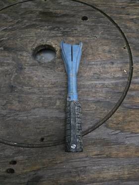 15020 Evinrude Vintage 1957 Fastwin 18hp Outboard Boat Motor Tiller Handle Assem