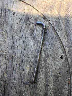 18304a Evinrude Vintage 1973 18hp Outboard Boat Motor Tilt Pin
