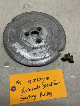 202489 Evinrude 7031 Speedifour 33.4hp Outboard Boat Motor Starter Plate And Screws