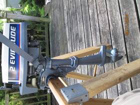 2502d Evinrude Vintage 2hp. 2stroke Motor As New